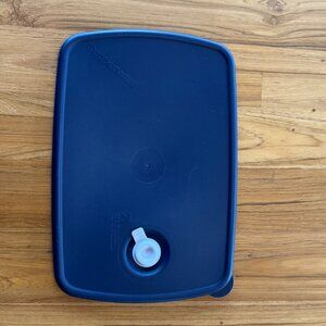 Tupperware Vent N Serve Replacement Rectangular Lid Seal #7382A Indigo Blue